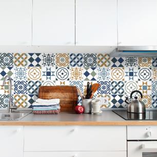 9 wall stickers tiles azulejos nicolletta