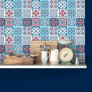 9 adesivi piastrelle azulejos samba