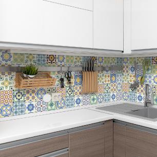 9 adesivi piastrelle azulejos serena