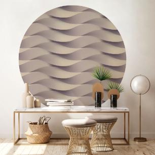 Wallpaper prepasted design waves of illusion