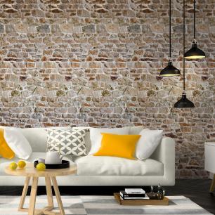 Wallpaper prepasted natural stone wall H300 x W60 cm