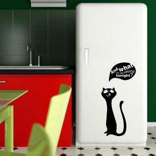 Sticker « And what we are eating tonight ? » chat