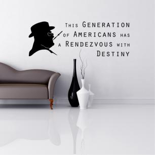 Wall decal American generation