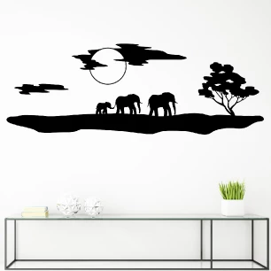 Sticker Animaux d'Afrique & Eléphants