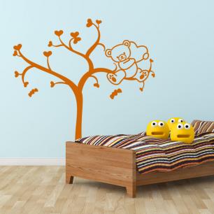 Tree with teddy bear Wall sticker