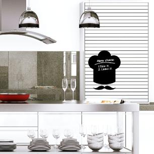 Wall decal Chalckboards chef's hat
