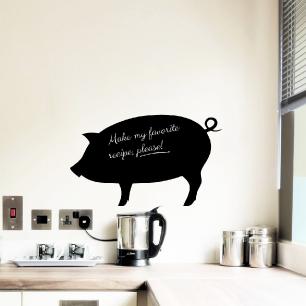 Vinilo decorativo cerdo