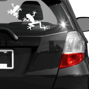 Wall decal car frog frogs