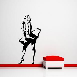 Adesivo murale con Marilyn Monroe