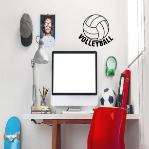 Wall decal Volley ball