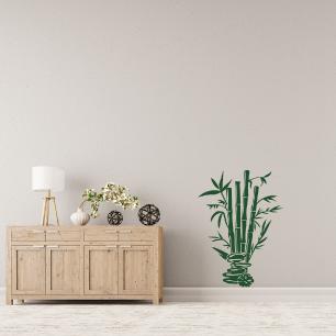 Wall decal bamboo of the river