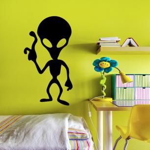 Wall decal Baby Alien
