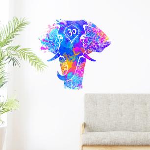 Sticker bohème éléphant