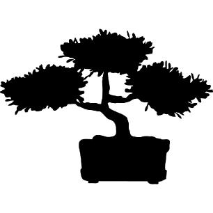 Vinilo árbol bonsai 3