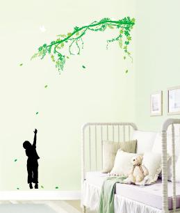 Wall decal Tree branch and birds