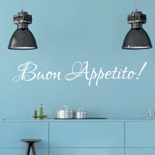 Wall decal Buon Appetito  decoration