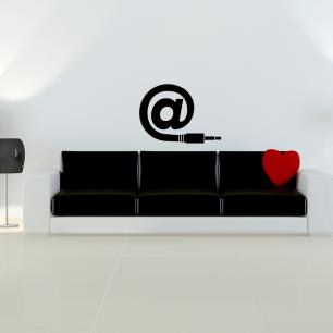 Wall decal Internet cable