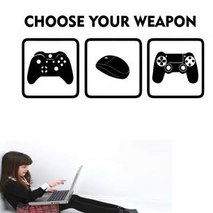 Adesivi Choose your weapon II