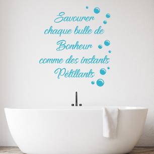 Adesivo citazione bulle de bonheur