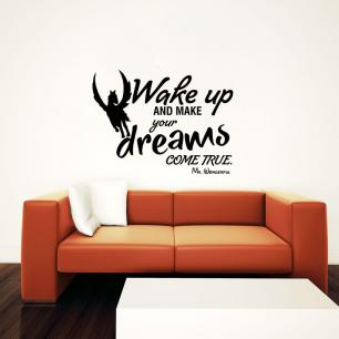 Vinilo cita wake up and make your dream - Mr Wonderful