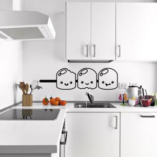 Wall decal kitchen Drawing skewer