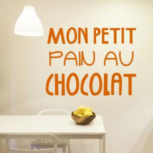 Wandtattoo Küche Mon petit pain au chocolat