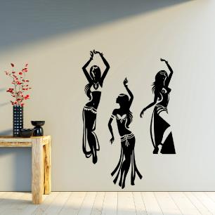 Wall decal Indian dancing girls