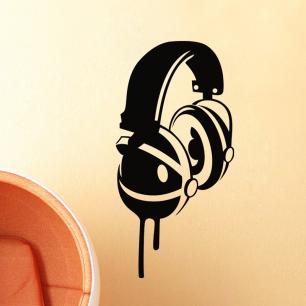 Sticker Design casque audio
