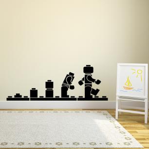 Wandtattoo Lego-Design