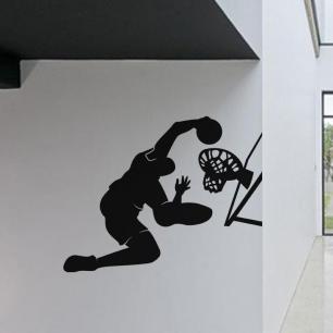 Wall decal Dunk of a player