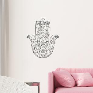 Wall decal ethnic the hand of happiness
