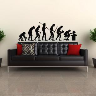 Wall decal Human Evolution