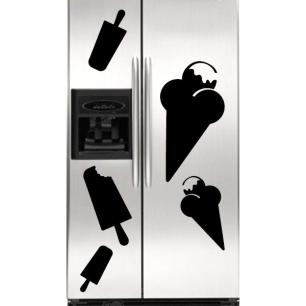 Sticker Glaces pour réfrigérateur 1