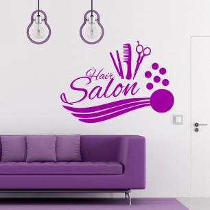 Sticker Hair salon accessoires de coiffure