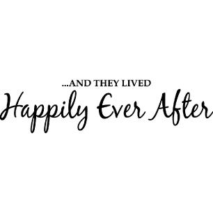 Adesivo  Happily Ever After
