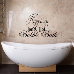 Vinilo Happiness is a long, hot Bobble Bath