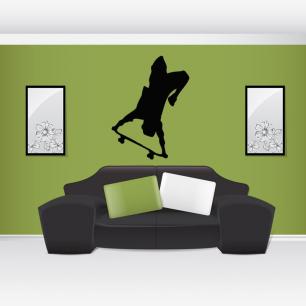 Wall decal A Skater playing
