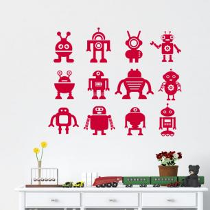 Wall decal Lots of robots