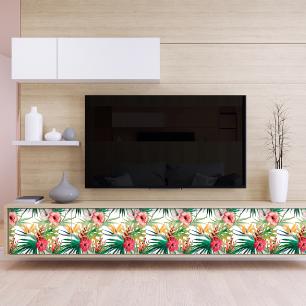 Wall decal tropical furniture jantharat