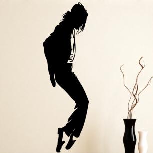 Muursticker Michael Jackson doet de Moonwalk 2