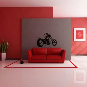Wall decal Road bike from the side