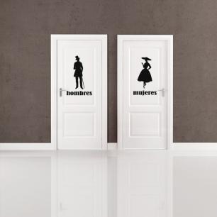 Wall decal Mujeres hombres
