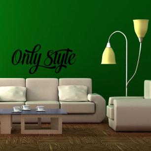 Wall decal Only style