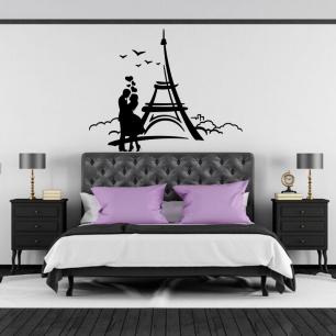 Wall decal Paris city of lovers