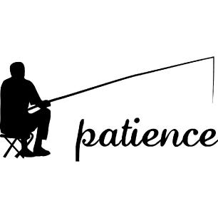 Wall decal Patience