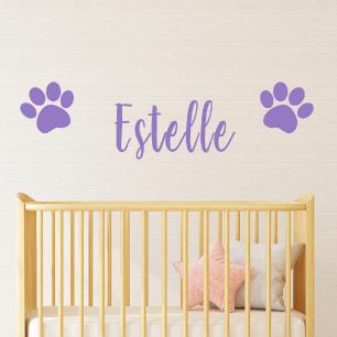 Paws - Wall decals Names