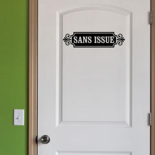 Adesivo di porta Sans issue