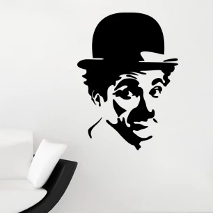 Wall decal Charlie Chaplin Portrait