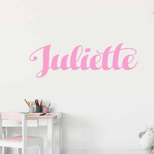Wall decal Personalized Name Chic calligraphy