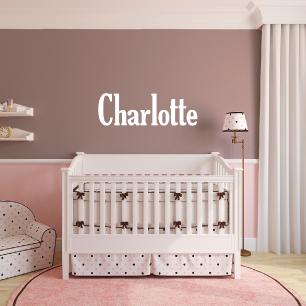 Wall sticker customisable name Classic  perfect